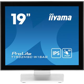 19" (48,26cm) iiyama ProLite T1932MSC-W1SAG schwarz/wei&szlig;