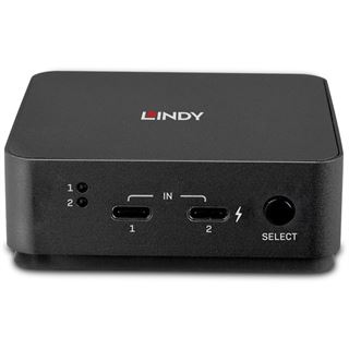 LINDY 2 Port Type C Dual HDMI 4K60 KVM Switch