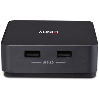 LINDY 2 Port Type C Dual HDMI 4K60 KVM Switch