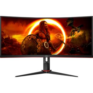 34" (86,36cm) AOC Curved CU34G2XP/BK schwarz 3440x1440