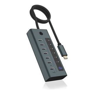 Icy Box Hub 7-Port IcyBox Hub USB 3.2 Gen 2 Type-C retail