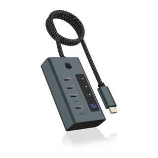 Icy Box Hub 4-Port IcyBox Hub USB 3.2 Gen 2 Type-C retail