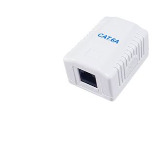 Equip Aufputzdose Cat6A 1-Port RJ45 UTP