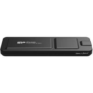 512GB Silicon Power Portable-Stick-SSD USB 3.2 PX10 Black