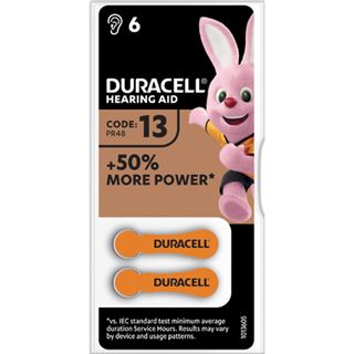Duracell Batterie H&ouml;rger&auml;te EasyTab 13 (PR48) NEU 6St.