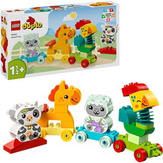LEGO DUPLO 10412 Tierzug, Zug-Spielzeug mit R&auml;dern f&uuml;r