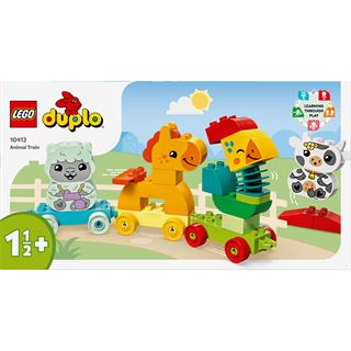 LEGO DUPLO 10412 Tierzug, Zug-Spielzeug mit R&auml;dern f&uuml;r