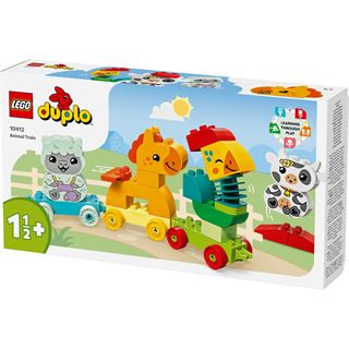 LEGO DUPLO 10412 Tierzug, Zug-Spielzeug mit R&auml;dern f&uuml;r