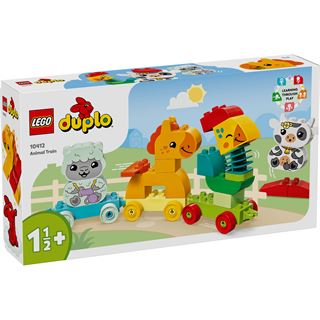 LEGO DUPLO 10412 Tierzug, Zug-Spielzeug mit R&auml;dern f&uuml;r