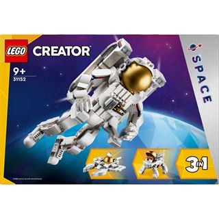LEGO Creator 3in1 31152 Astronaut im Weltraum Spielzeug mit 3 Modellen