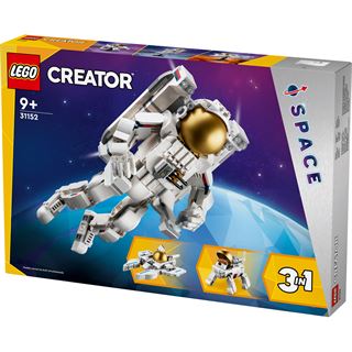 LEGO Creator 3in1 31152 Astronaut im Weltraum Spielzeug mit 3 Modellen