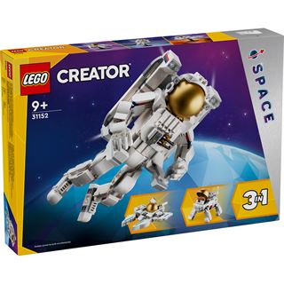 LEGO Creator 3in1 31152 Astronaut im Weltraum Spielzeug mit 3 Modellen