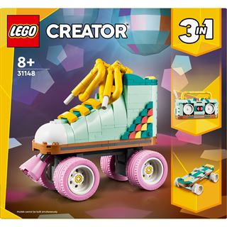 LEGO Creator 3in1 31148 Rollschuh Spielzeug, Mini-Skateboard oder