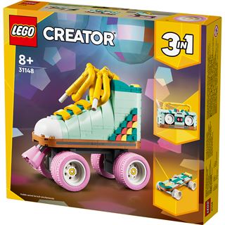 LEGO Creator 3in1 31148 Rollschuh Spielzeug, Mini-Skateboard oder