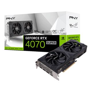 12GB PNY GeForce RTX 4070 SUPER Verto Overclocked Dual Fan Aktiv PCIe