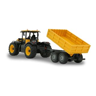 Jamara JCB Fastrac Traktor mit Kippanhänger 1:24 2,4GHz