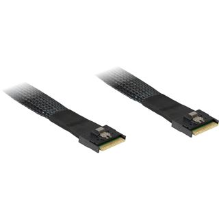 (€22,53*/1m) 0.75m Inter-Tech SAS Datenkabel Slim SFF-8654