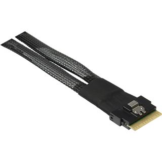 (€27,87*/1m) 0.75m Inter-Tech SAS Datenkabel SlimSAS SFF-8654 8i