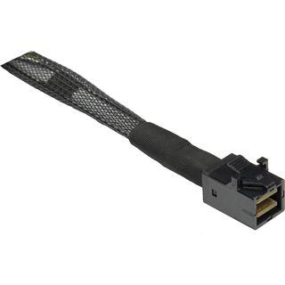 (€18,53*/1m) 0.75m Inter-Tech SATA Datenkabel SFF-8643 Stecker
