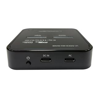 LC-Power LC-DOCK-M2-NVME für 2x NVMe-M.2-SSD Dockingstation
