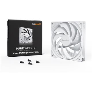 be quiet! Pure Wings 3 PWM High-Speed White 140x140x25mm 1800 U/min