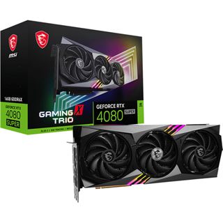 16GB MSI GeForce RTX 4080 SUPER GAMING X TRIO Aktiv PCIe 4.0 x16
