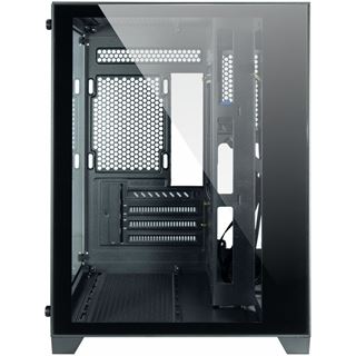 Inter-Tech C-501 Aspect Mini Tower ohne Netzteil schwarz