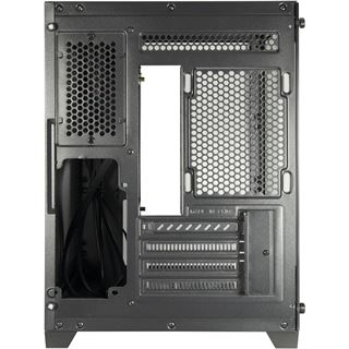 Inter-Tech C-501 Aspect Mini Tower ohne Netzteil schwarz