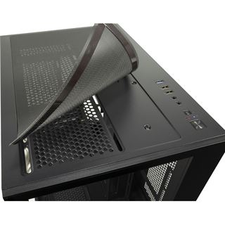 Inter-Tech C-501 Aspect Mini Tower ohne Netzteil schwarz