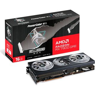 16GB PowerColor Radeon RX 7900 GRE Hellhound OC Aktiv PCIe 4.0 x16