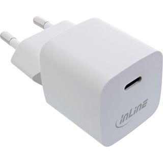 InLine USB Netzteil Ladeger&auml;t Single USB-C, 33W, wei&szlig;