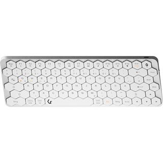 KeySonic KSK-5020BT-S Bluetooth Deutsch weiß/silber (kabellos)