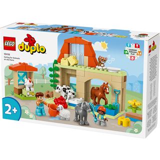 LEGO DUPLO 10416 Tierpflege auf dem Bauernhof Spielzeug mit Tieren