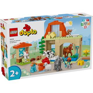 LEGO DUPLO 10416 Tierpflege auf dem Bauernhof Spielzeug mit Tieren