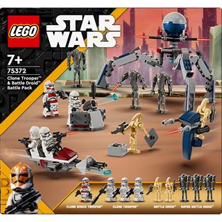 LEGO Star Wars 75372 Clone Trooper & Battle Droid Battle Pack Set