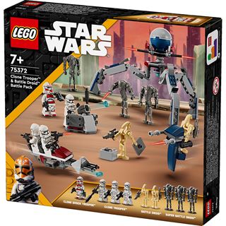LEGO Star Wars 75372 Clone Trooper & Battle Droid Battle Pack Set