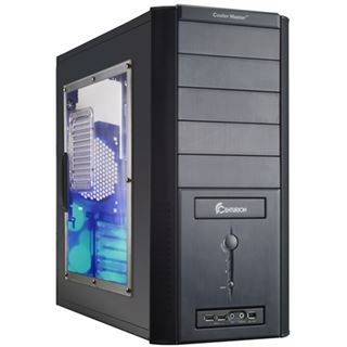 Cooler Master Centurion 534 Window Midi Tower ohne Netzteil schwarz