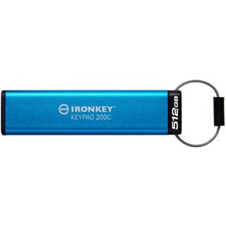 512GB Kingston IronKey Keypad 200C - USB-Flash-Laufwerk -