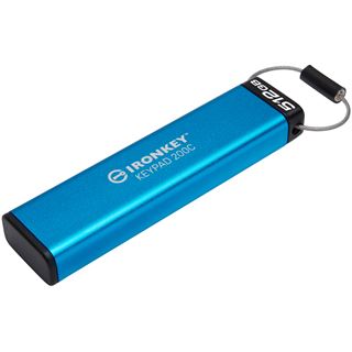 512GB Kingston IronKey Keypad 200C - USB-Flash-Laufwerk -