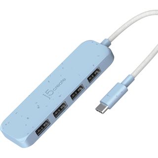 J5CREATE ECO-FRIENDLY USB-C TO 4-PORT TYPE-A GEN 2 HUB JHC341EC-N