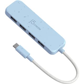 J5CREATE ECO-FRIENDLY USB-C TO 4-PORT TYPE-A GEN 2 HUB JHC341EC-N