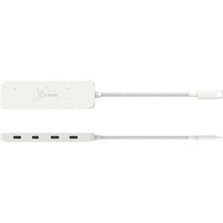 J5CREATE ECO-FRIENDLY USB-C TO 4-PORT TYPE-C GEN 2 HUB JCH345EW-N