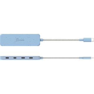 J5CREATE ECO-FRIENDLY USB-C TO 4-PORT TYPE-C GEN 2 HUB JCH345EC-N