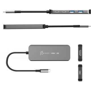 J5CREATE USB4 8K60 SLIM HUB