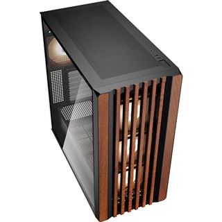 Sharkoon Rebel C70G RGB Midi Tower schwarz/braun