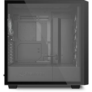 Sharkoon Rebel C70G RGB Midi Tower schwarz/braun