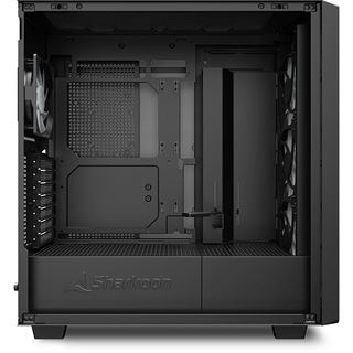 Sharkoon Rebel C70G RGB Midi Tower schwarz/braun