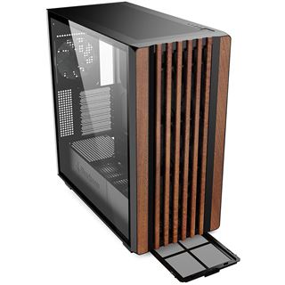 Sharkoon Rebel C70G RGB Midi Tower schwarz/braun