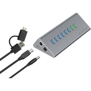 Conceptronic USB Hub -> 8x USB-A 60W,2x USB-C 3.0 m.N. si