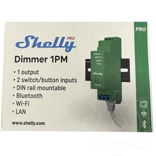 Shelly Relais Pro Dimmer 1PM" LED/Gl&uuml;hbirne WLAN LAN BT